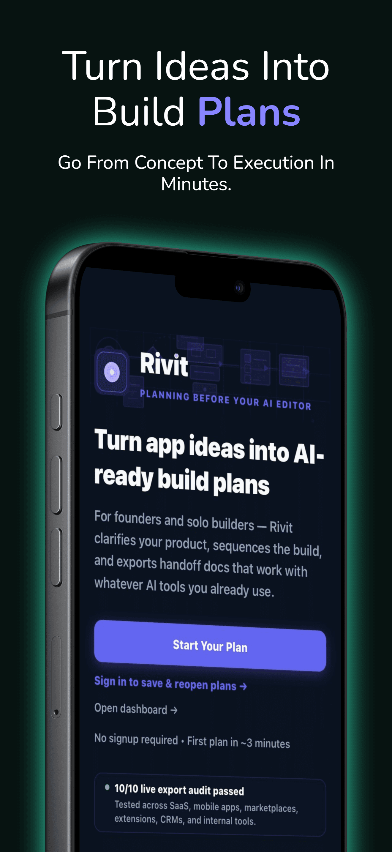 Rivit app — screenshot 1